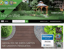 Tablet Screenshot of haga-welt.de